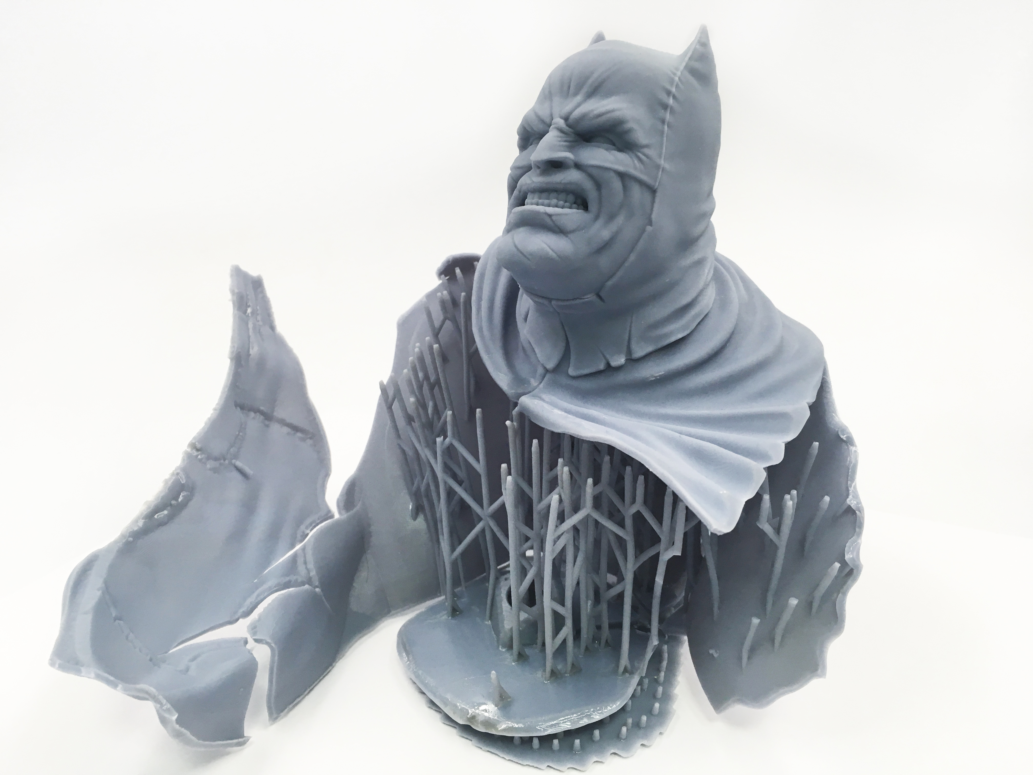 the hollowed model is broken after being left for a long time
