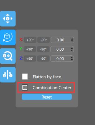 combination center option