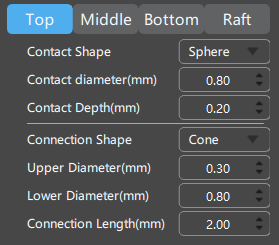 top settings in CHITUBOX